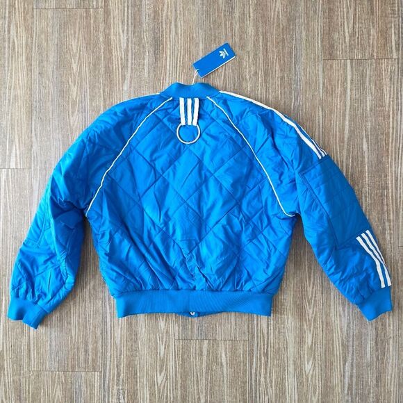 Adidas Olivia OBlanc Kendall Jenner Quilted Track Top Bomber Jacket Women's S LE - Picture 10 of 11